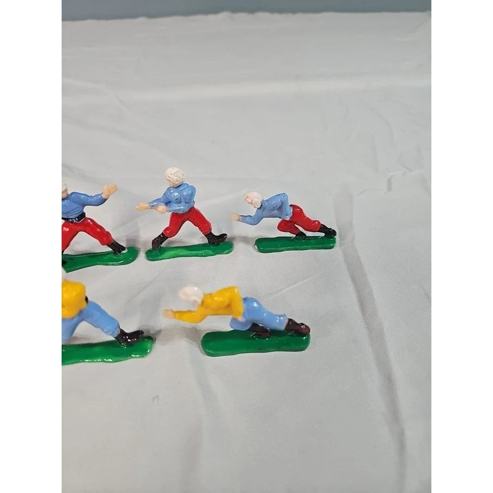 Vintage Football Players Cake Toppers 1950's ‎ C.M.V. Hong Kong Lot of 6